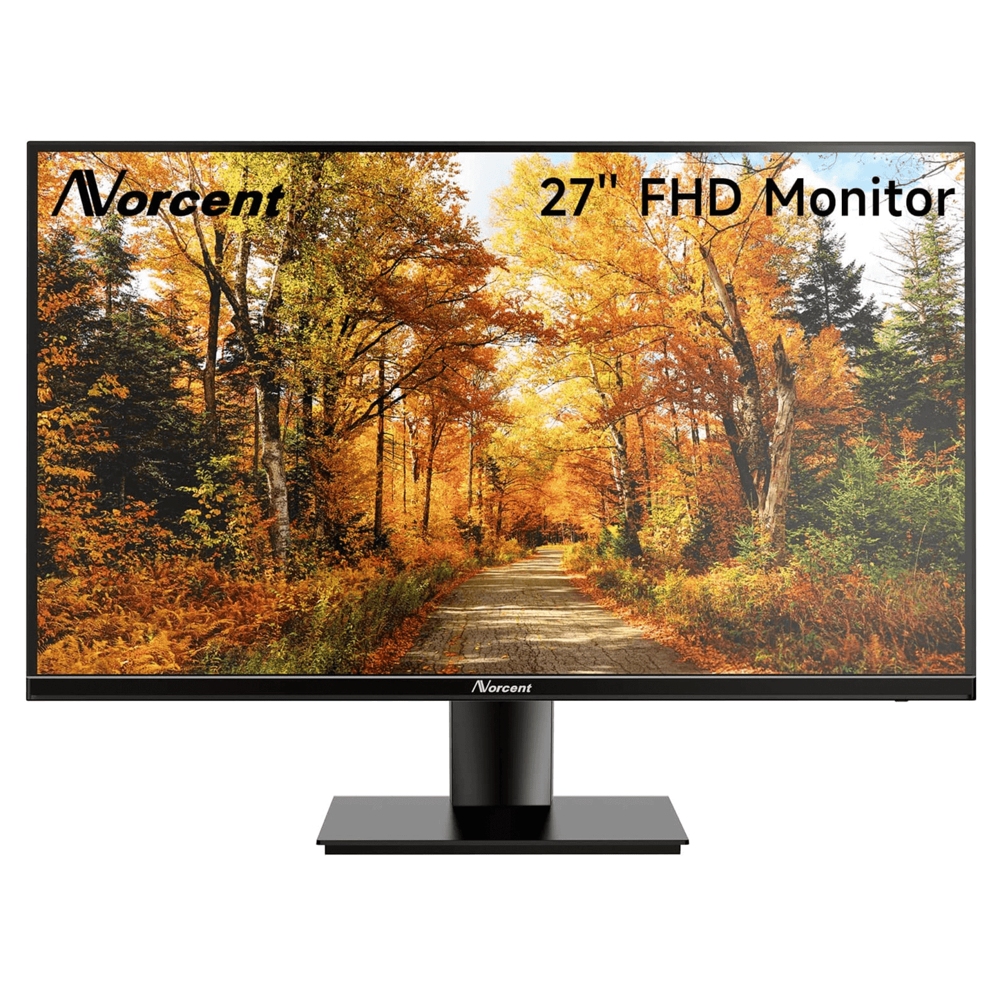 Norcent 27 Inch Frameless Computer Monitor FHD 75HZ VA with Built-In